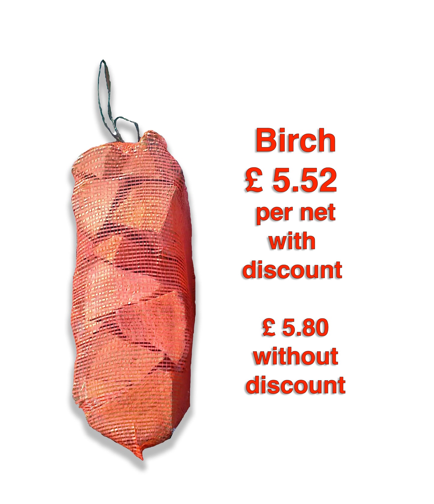 KD Firewood in 22 Litre Nets