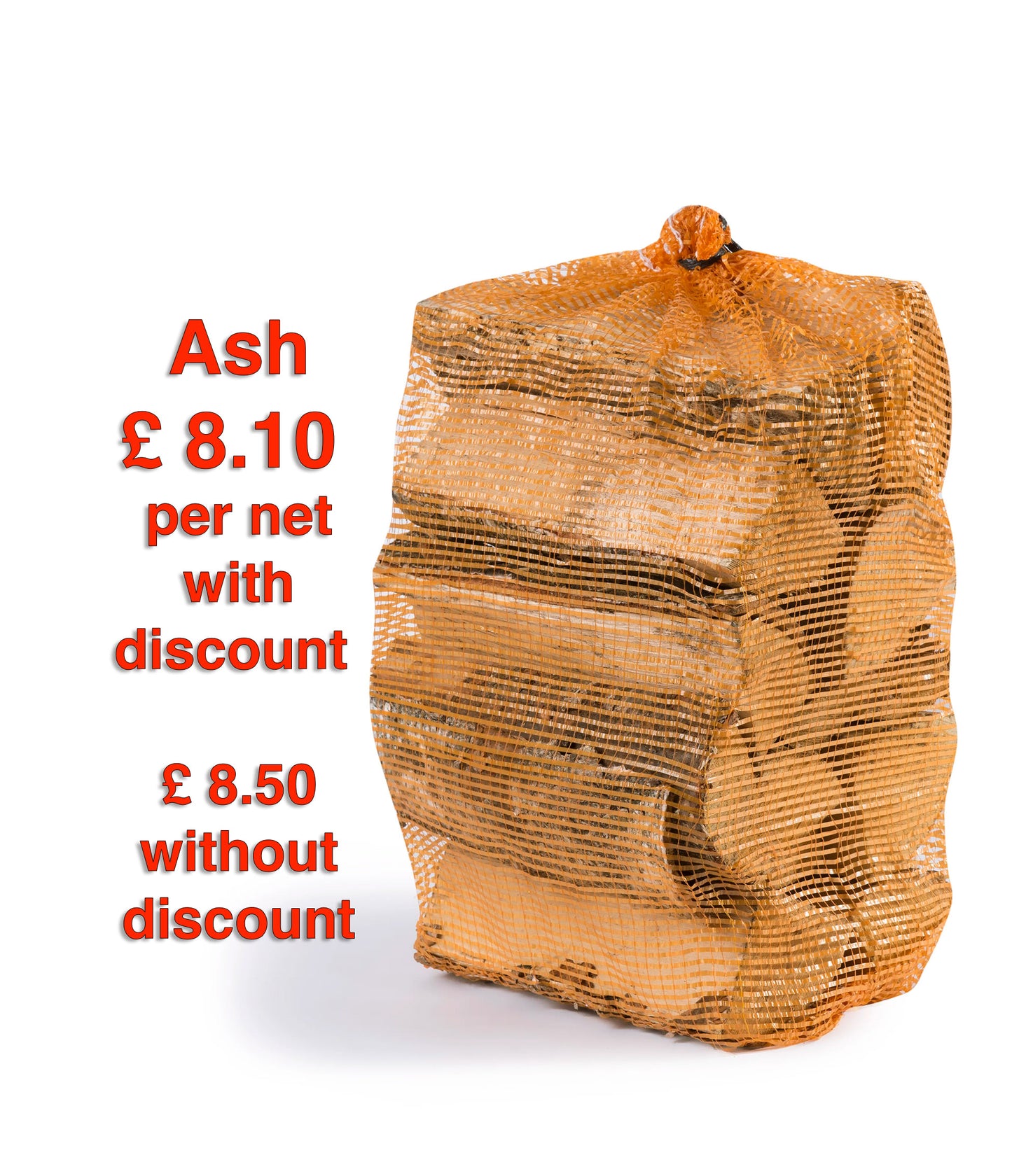 KD Firewood in 40 Litre Nets
